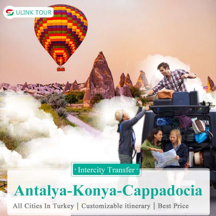 Turkey  Intercity Car Hire  with Chauffer- City to City  Transfer (Antalya-Konya-Cappadocia)