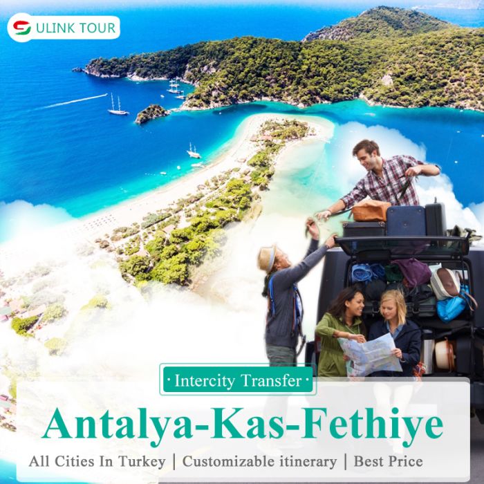 Turkey Intercity Car Hire with Chauffer- City to City Transfer (Antalya-Kas-Fethiye)