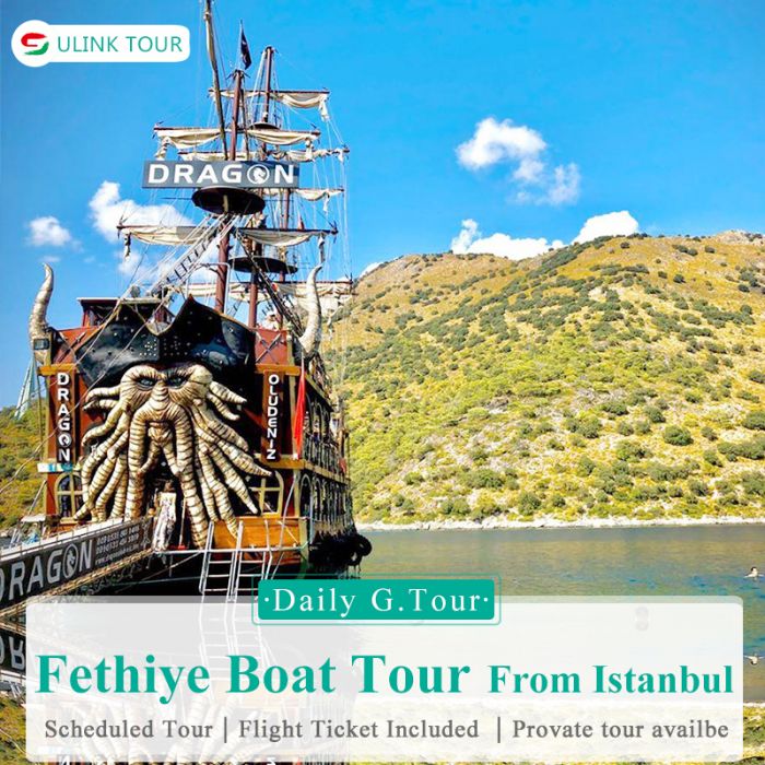 Turkey Fethiye Oludeniz  Boat Tour fom Istanbul -including Domestic Flights