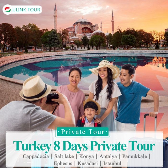 Turkey Cappadocia-Konya-Antalya-Pamukkale-Efes-Istanbul  8 Days Private Tour Departure From Istanbul