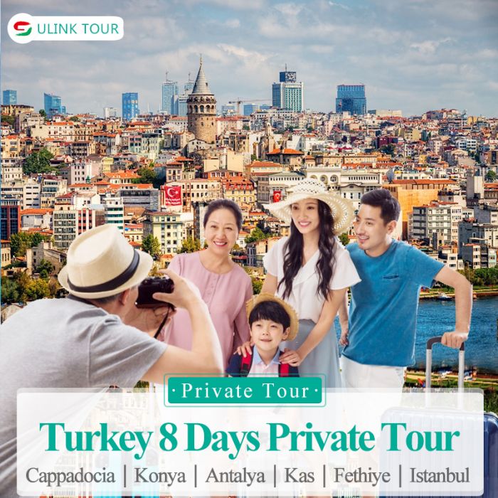 Turkey Cappadocia-Antalya-Fethıye-Pamukkale-Istanbul  8 Days Private Tour Departure From Istanbul