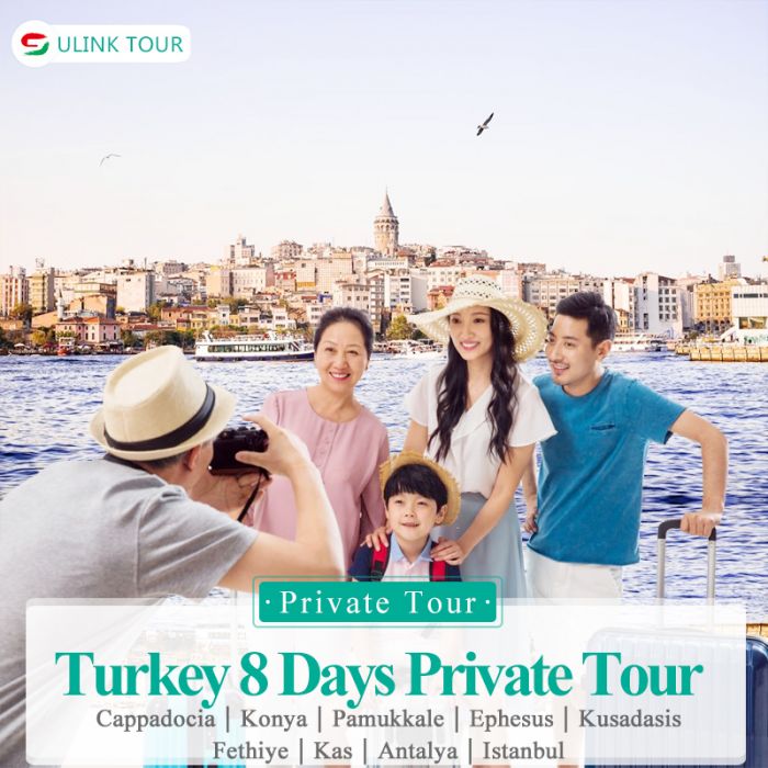 Turkey Cappadocia-Pamukkale-Fethiye-Antalya-Istanbul 8Days Private Tour Departure From Istanbul