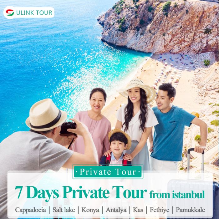 Turkey Cappadocia-Antalya-Fethiye-Pamukkale 7 Days Private Tour Departure From Istanbul