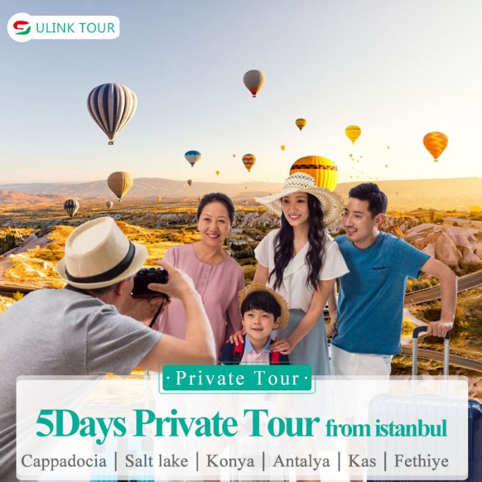 Turkey Cappadocia Antalya Fethiye 5 Day Private Tour  Departure  from Istanbul