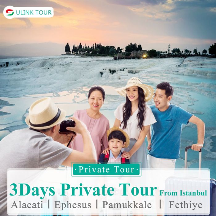Turkey Ephesus Pamukkale Fethiye 3 Days Private Tour Departure from Istanbul