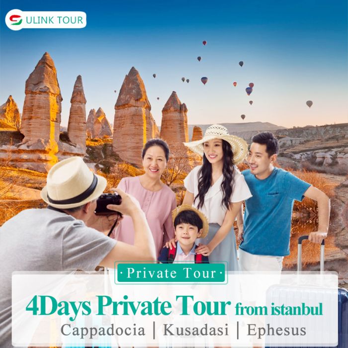 Turkey Cappadocia 4 Day Private Tour  Departure  from Istanbul - 5 different options
