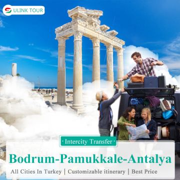 Turkey Intercity Car Hire with Chauffer - City to City Transfer (Bodrum-Pamukkale-Antalya)