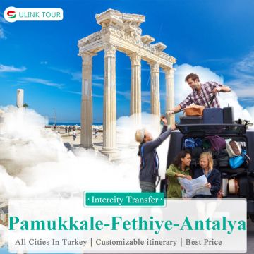 Turkey Intercity Car Hire with Chauffer- City to City Transfer (Pamukkale-Fethiye-Antalya)