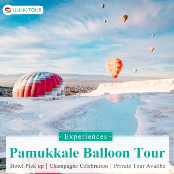 Turkey Pamukkale Hot Air Balloon Tour -Pamukkale Baloon Tour at Sunrise