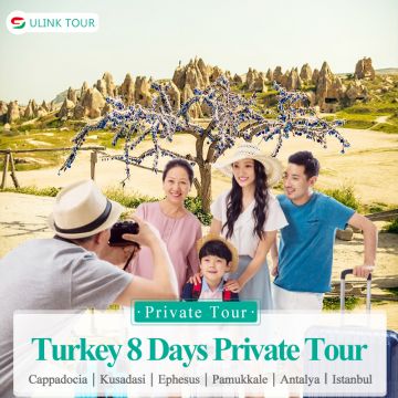Turkey Cappadocia-Pamukkale-Antalya-Istanbul 8 Days Private Tour Departure From Istanbul